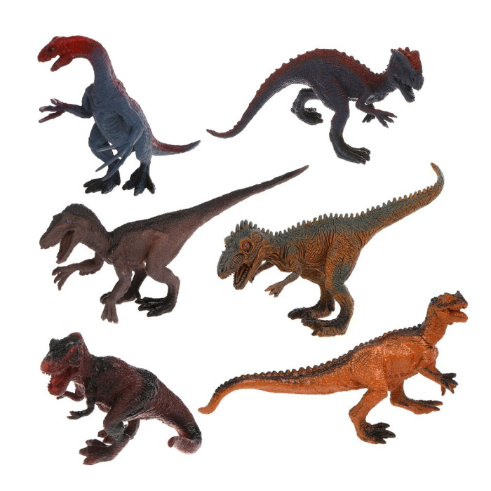 Игровые фигурки Наша Игрушка Набор динозавров 6 шт. 200706150 набор динозавров 6 шт