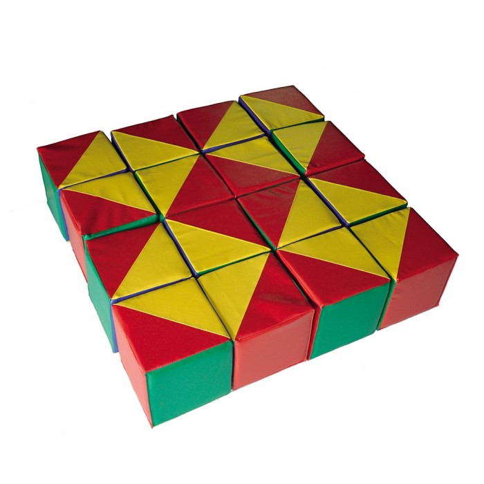 Мягкие модули Romana Набор кубиков Калейдоскоп набор кубиков симпл 12мм 2шт серый шоколад кэт 12 для геймера 60г набор