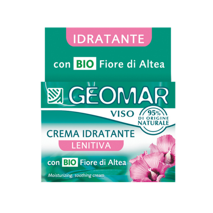 Geomar Крем для лица увлажняющий успокаивающий с цветком Алтеи 50 мл geomar крем для груди и зоны декольте 150 мл