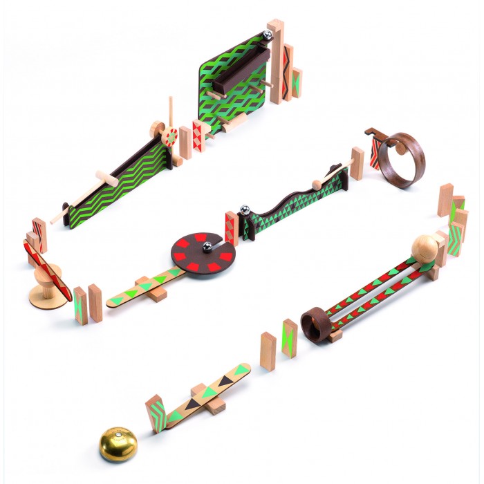 Конструкторы Djeco ЗигнГоу (48 деталей) деревянные игрушки djeco конструктор зигнгоу дополнительный набор 14 деталей