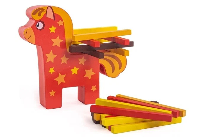 Деревянные игрушки Деревяшки Балансир Лошадка Иго-го балансир лошадка иго го