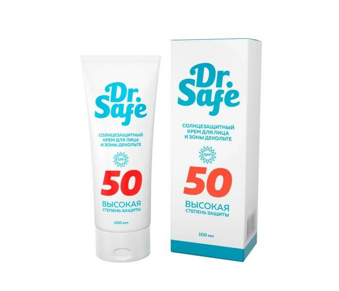 Dr.Safe Солнцезащитный крем для лица SPF 50 100 мл - Акушерство.Ru