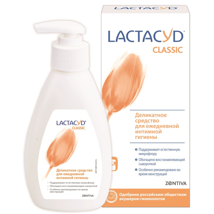 Lactacyd Деликатное средство для ежедневной интимной гигиены 200 мл