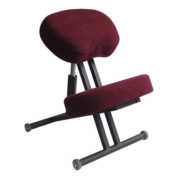 Олимп Коленный стул повышенной мягкости с газлифтом СК1-2 ГЛ (чёрный корпус) степлер брошюровочный 24 6 26 6 до 20 листов металлический корпус чёрный