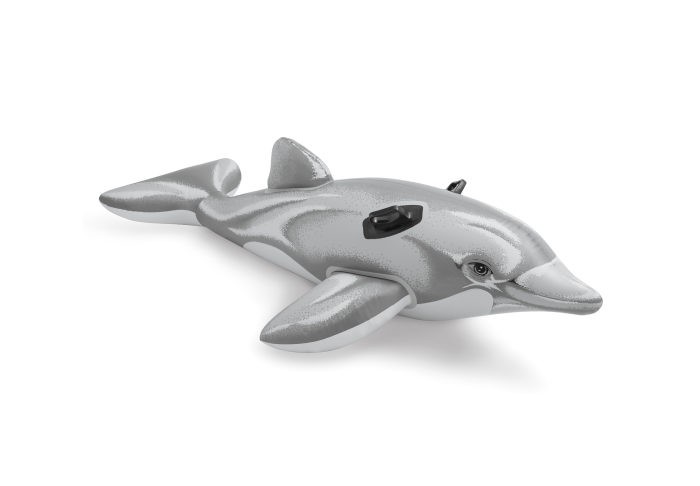 Матрасы для плавания Intex Надувная игрушка Дельфин 175х66 см цена и фото