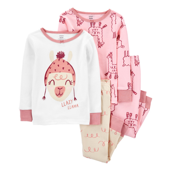 

Carter's Пижама для девочки с ламами (4 предмета) 1M693210, Пижама для девочки с ламами (4 предмета) 1M693210