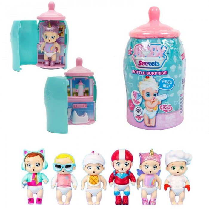 Куклы и одежда для кукол HeadStart Куколка в бутылочке Baby Secrets Bottle Surprise