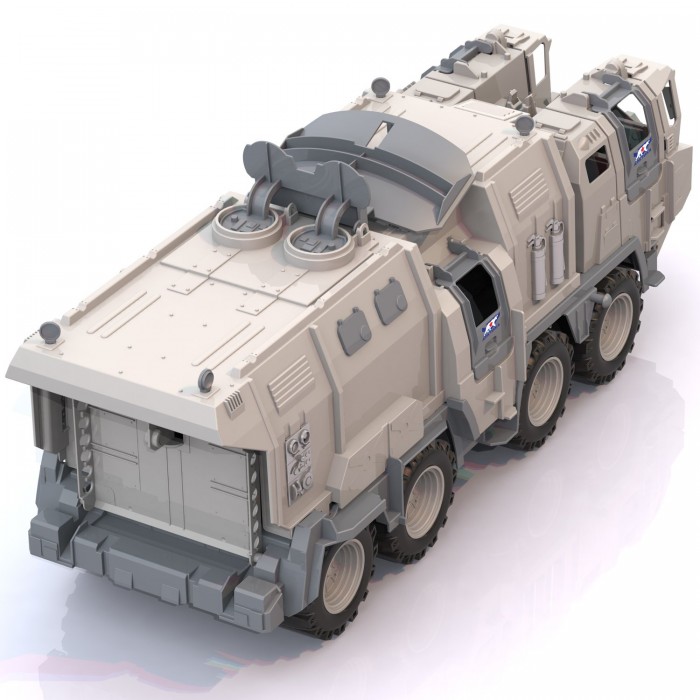 Нордпласт Военный тягач Арктика с кунгом