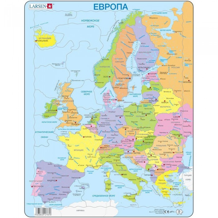 

Larsen Пазлы Европа, Пазлы Европа
