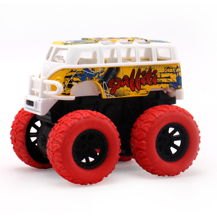 

Funky Toys Инерционная машинка автобус die-cast на полном приводе с 14.5 см, Инерционная машинка автобус die-cast на полном приводе с 14.5 см