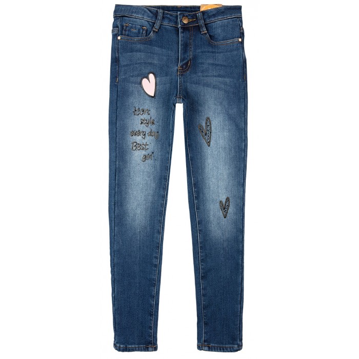 цена Брюки и джинсы Playtoday Джинсы утепленные для девочки Glamor tween girls