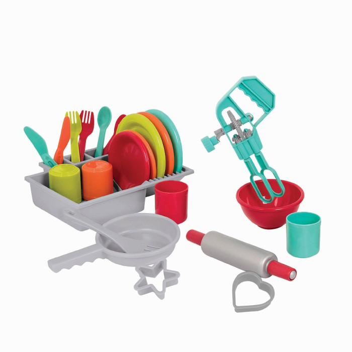 Battat Набор игрушечной посуды ДеЛюкс altabebe дорожный набор класса люкс для смены подгузников