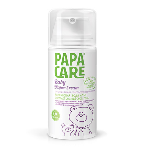 Детский крем от опрелостей под подгузник 100 мл Papa Care — купить в ...