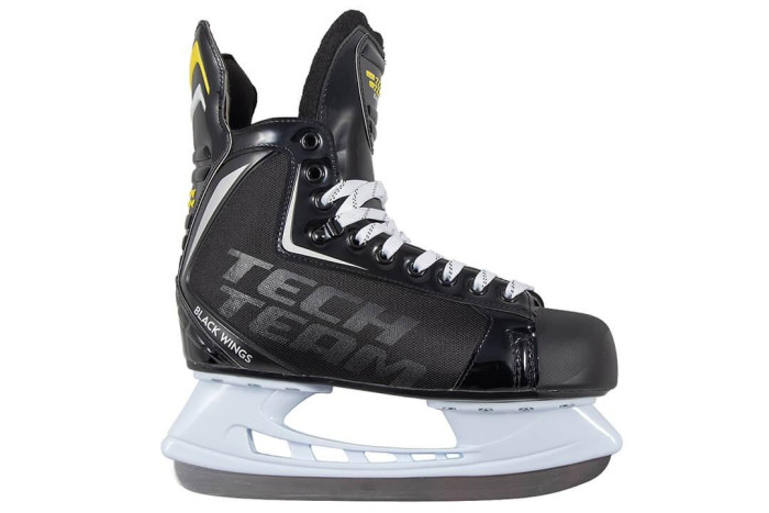 цена Ледовые коньки Tech Team Коньки хоккейные Black Wings