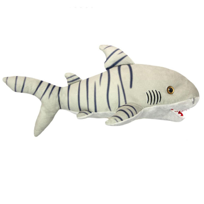 Мягкие игрушки All About Nature Тигровая акула 25 см 