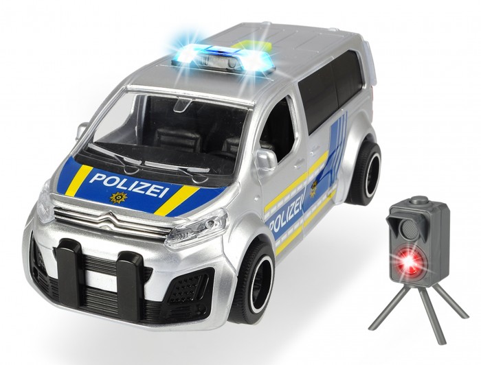 Машины Dickie Полицейский минивэн Citroen SpaceTourer с радаром 15 см машины dickie полицейский джип ford с подвижными деталями 30 см
