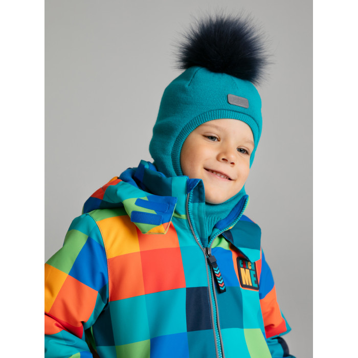 Шапки, варежки и шарфы Playtoday Catch me kids boys Шапка-шлем утепленный 32312225 цена и фото