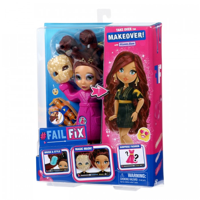 

FailFix Игровой набор Кукла 2в1 Лавс Глэм с аксессуарами, Игровой набор Кукла 2в1 Лавс Глэм с аксессуарами