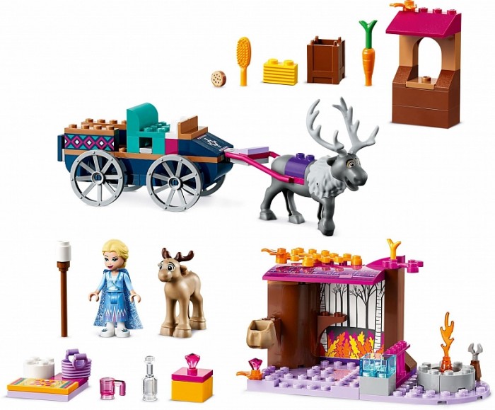

Конструктор Lego Disney Princess 41166 Дорожные приключения Эльзы, Disney Princess 41166 Дорожные приключения Эльзы