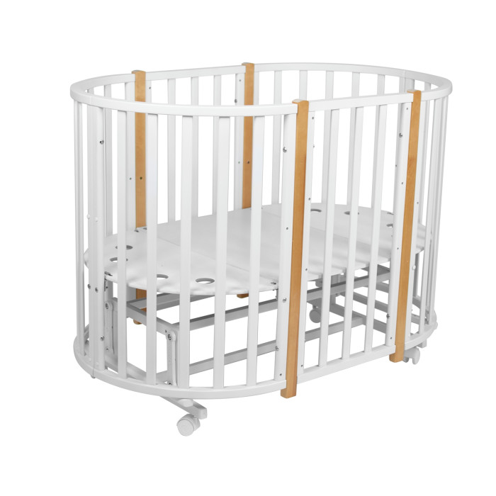 

Детская кроватка Indigo Born 7 в 1 с поперечным маятником, Born 7 в 1 с поперечным маятником