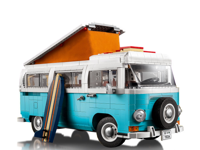 фото Конструктор lego icons туристический фургон vw t2 (2207 деталей)