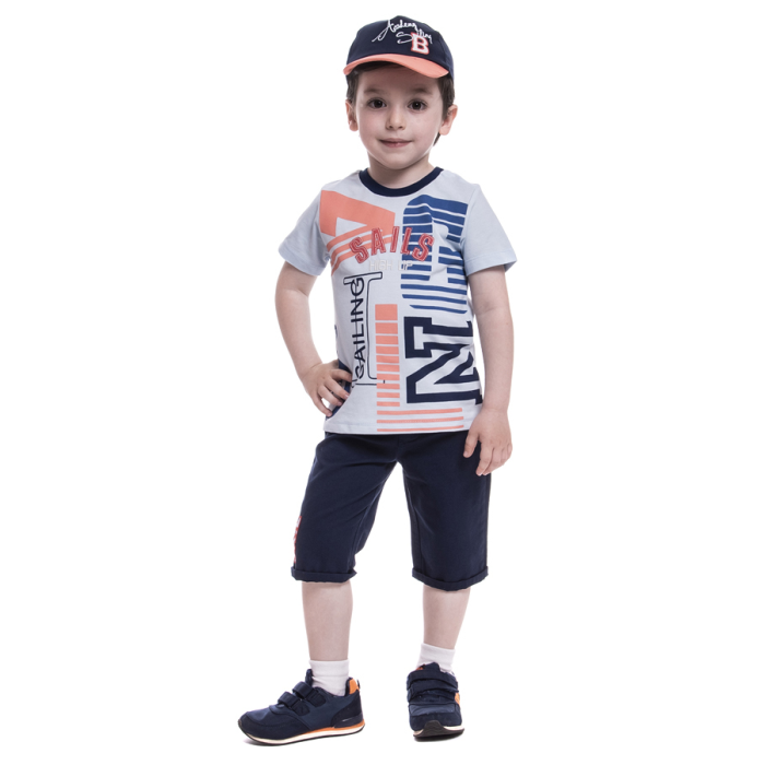 Cascatto  Комплект одежды для мальчика (футболка, бриджи, бейсболка) G_KOMM18/30