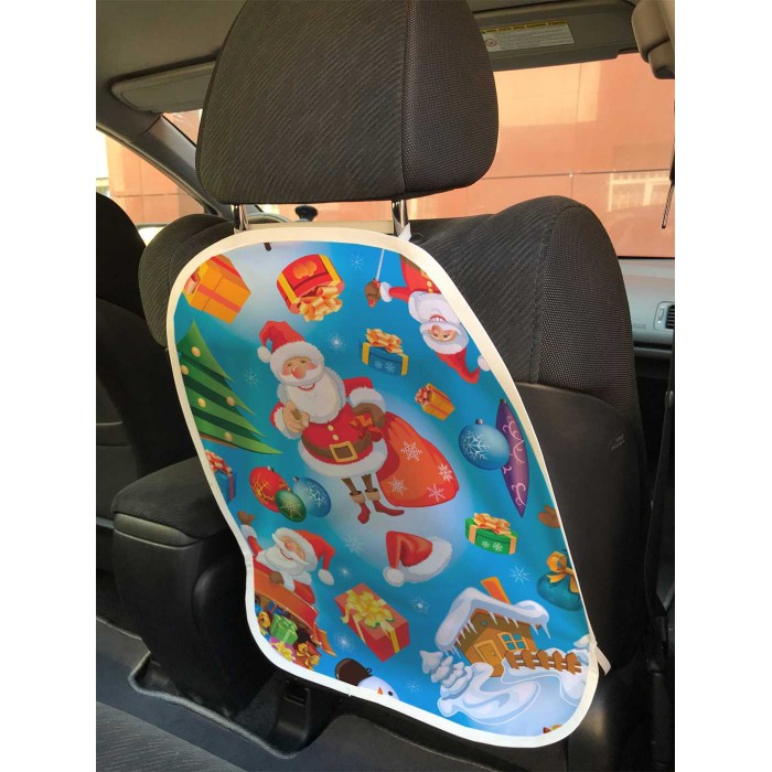 JoyArty Защитная накидка на спинку автомобильного сидения Веселый Санта cspr_20061 - фото 1