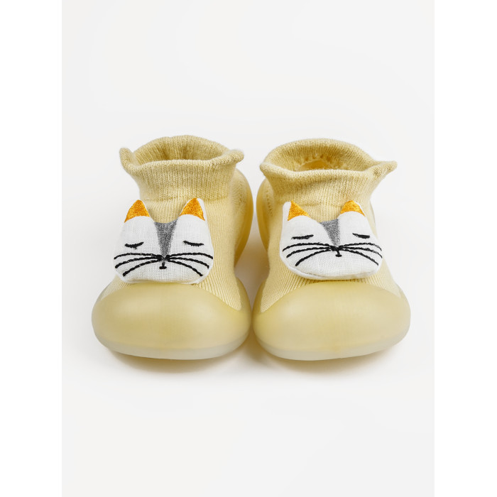 AmaroBaby Ботиночки-носочки First Step Cat с дышащей подошвой, размер 22