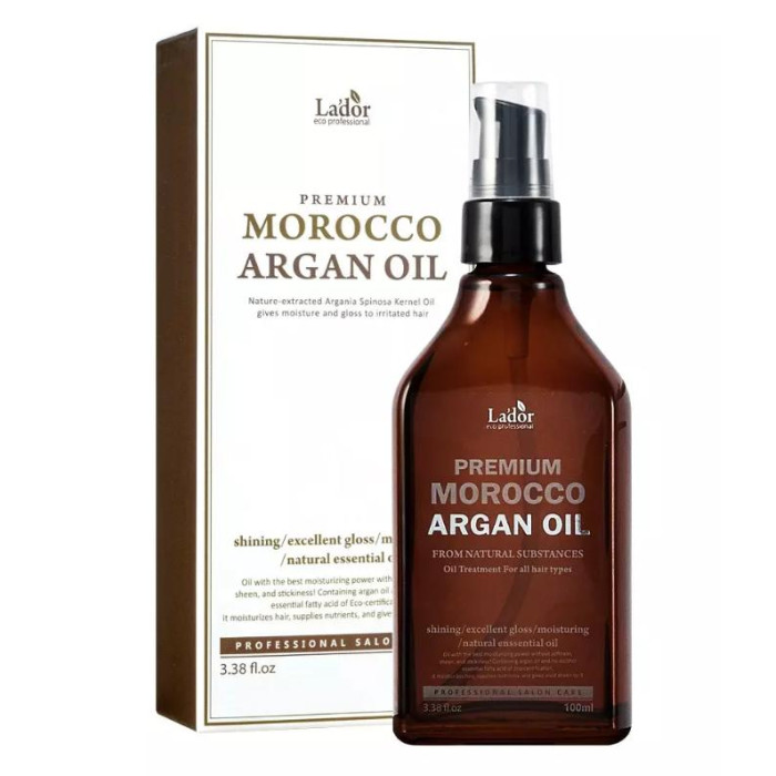 

Lador Масло для волос аргановое Premium Morocco Argan Hair Oil 100 мл, Масло для волос аргановое Premium Morocco Argan Hair Oil 100 мл