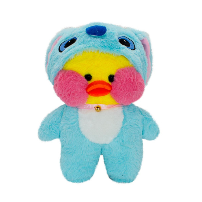 

Мягкая игрушка Lalafanfan Duck Уточка Лалафанфан в кигуруми Стич 30 см, Уточка Лалафанфан в кигуруми Стич 30 см