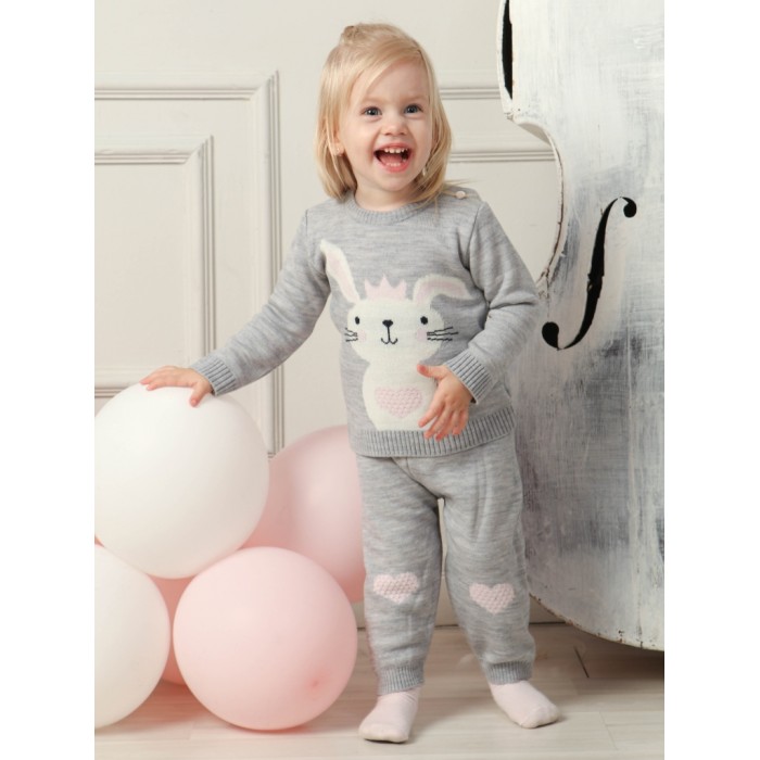 комплекты детской одежды linas baby комплект кофточка штанишки 1107 11 Комплекты детской одежды Linas baby Комплект вязаный 5398-11