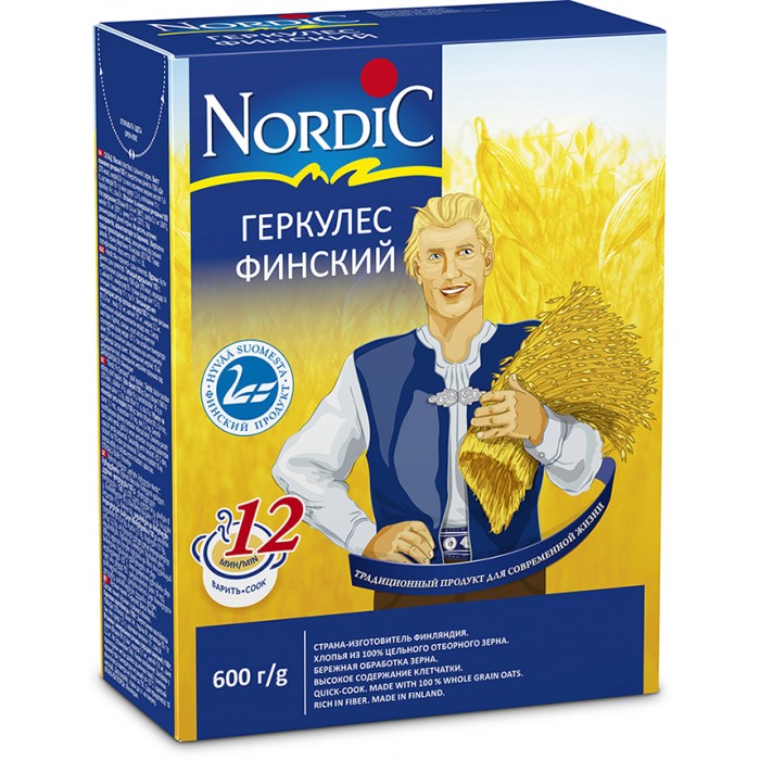 Nordic Каша Финский Геркулес 600 г - Акушерство.Ru