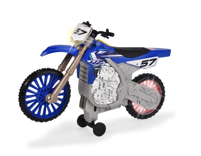 Машины Dickie Мотоцикл Yamaha YZ моторизированный 26 см эвакуатор dickie toys man 3749025 55 см белый синий