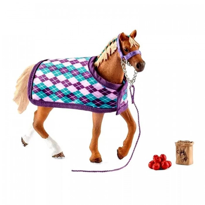 

Schleich Игровой набор Английская чистокровная лошадь, Игровой набор Английская чистокровная лошадь