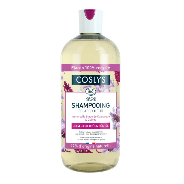 Косметика для мамы Coslys Шампунь для окрашенных и осветленных волос с морской лавандой 500 мл