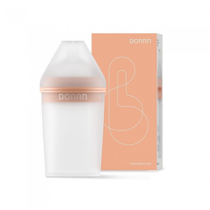Бутылочка Borrn (U.K.) LTD для кормления со средним потоком Baby Feeding Bottle 240 мл