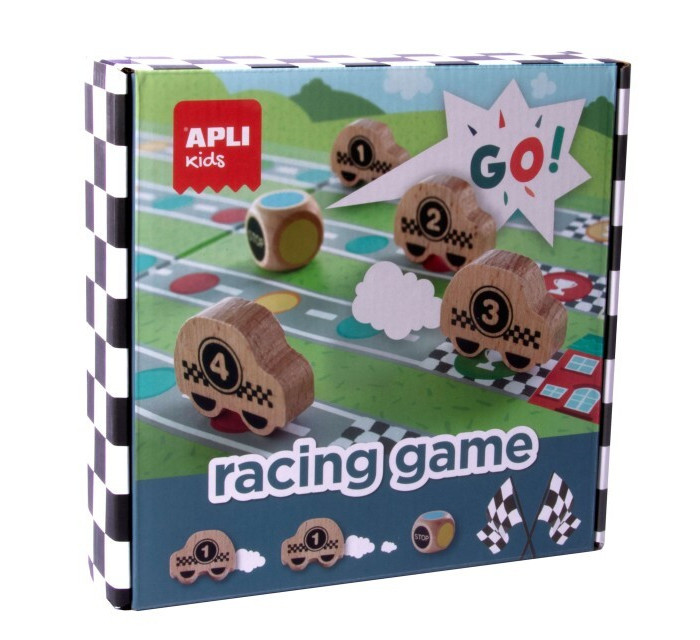  Apli Kids Настольная игра для малышей Автомобильная гонка