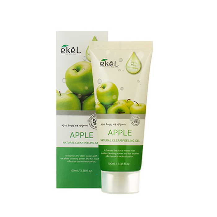 Ekel Пилинг-скатка с экстрактом яблока Natural Clean Peeling Gel Apple 100 мл пилинг скатка для лица 75 мл