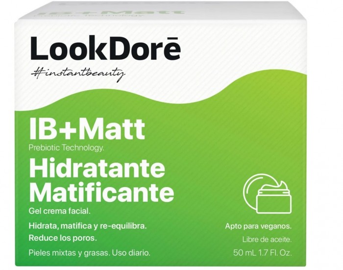 LookDore Матирующий гель-крем для проблемной кожи лица IB + Matt 50 мл крем гель для очищения лица и век депигментация осветление 150г