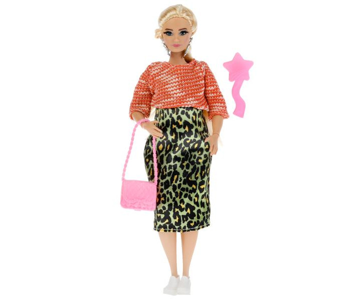 цена Куклы и одежда для кукол Карапуз Кукла София plus size беременная двойней 29 см