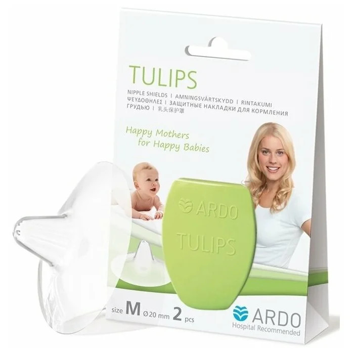 Гигиена для мамы Ardo Силиконовая защитная накладка на грудь Tulips цена и фото
