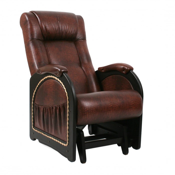 Кресло для мамы Комфорт Глайдер Венге с лозой МИ 48