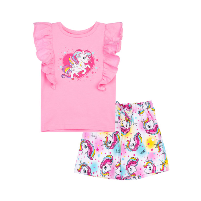 Playtoday Комплект для девочек Sweet dreams kids girls (футболка, шорты) playtoday брюки для девочки sweet dreams tween girls 12321206