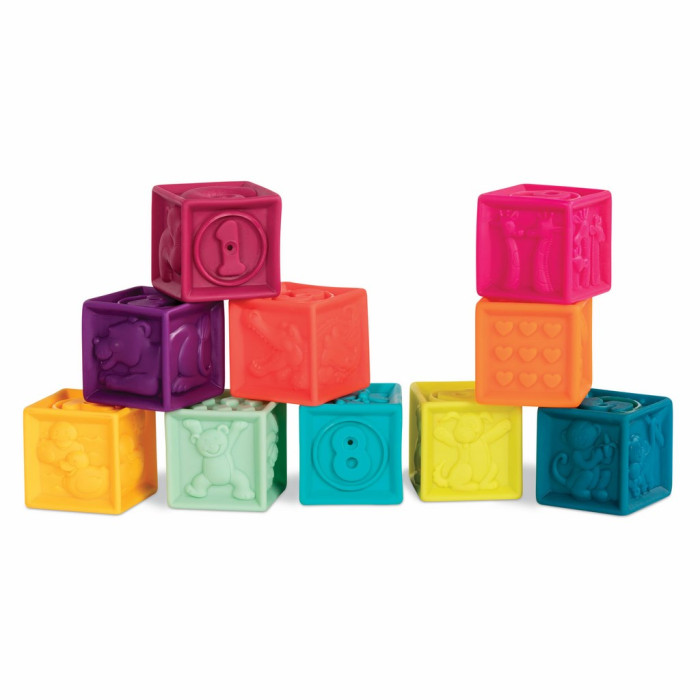 Развивающая игрушка B.Toys Кубики мягкие 68602