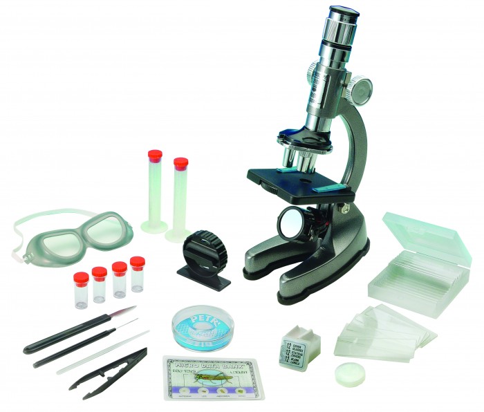 Наборы для опытов и экспериментов Edu-Toys Микроскоп 100x300x900