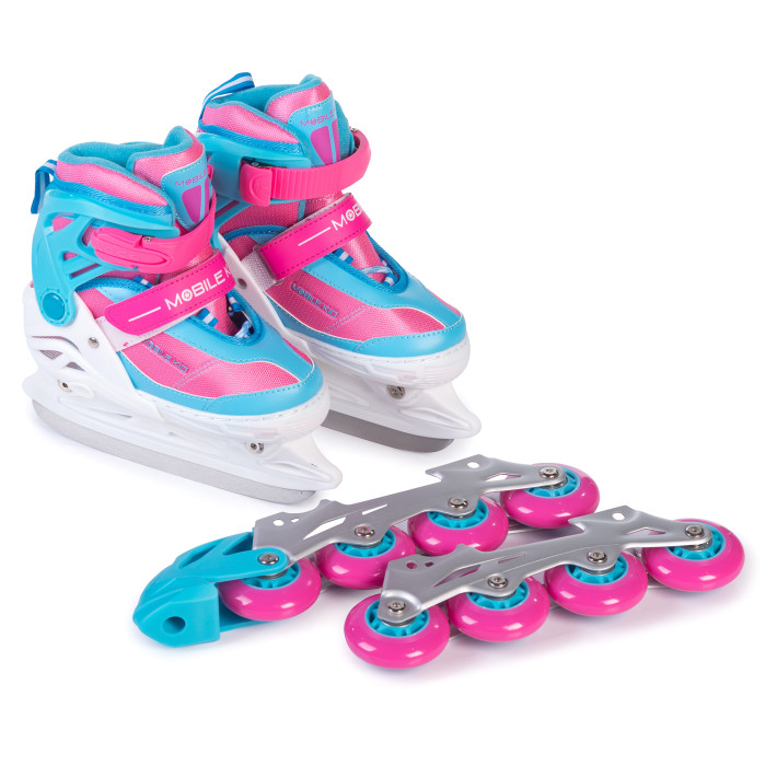 Mobile Kid Раздвижные коньки-ролики Uni skate 2 в 1