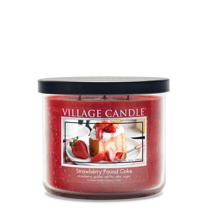 

Village Candle Ароматическая свеча Клубничный Торт чаша, средняя, Ароматическая свеча Клубничный Торт чаша, средняя