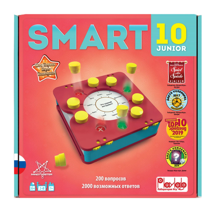 фото Playlab настольная игра викторина smart 10 детская pl-s10jr