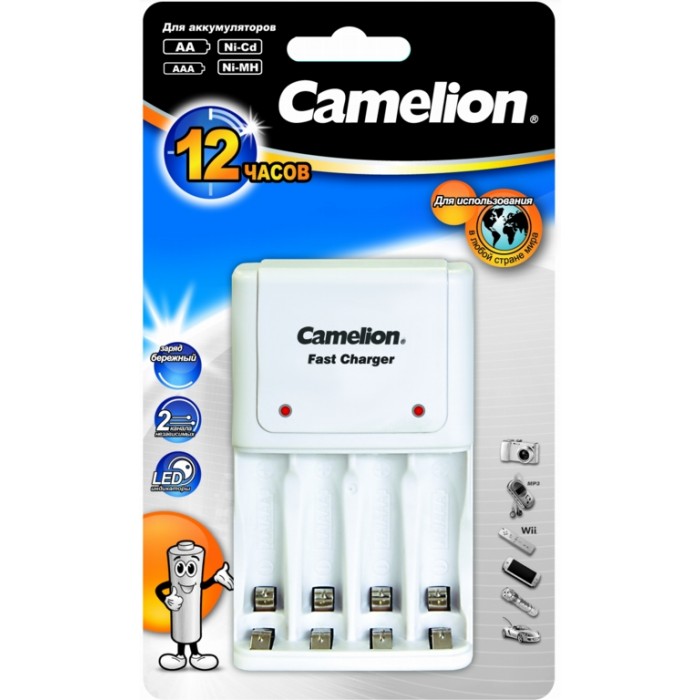 Батарейки, удлинители и переходники Camelion Зарядное устройство Camelion BC-1010В