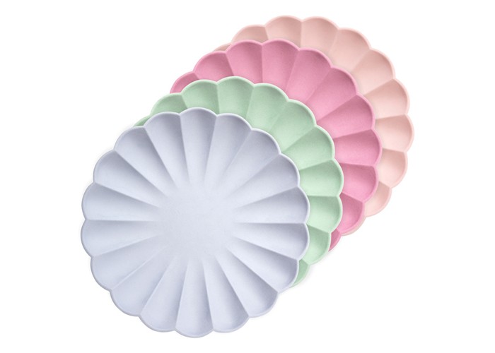 

MeriMeri Тарелки большие разноцветные Эко, Тарелки большие разноцветные Эко